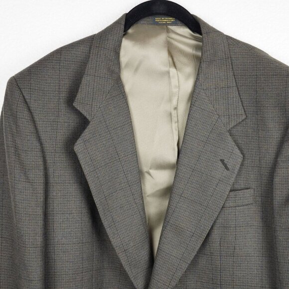 Oscar de la Renta Men’s Tailored‎ Blazer Classic Houndstooth Pattern L - Picture 2 of 14